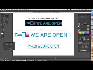 Neon Flex Tutorials: How to create a CNC cutting file in Adobe Illustrator