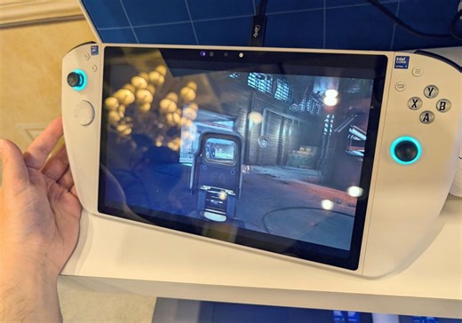Intel showcases Lunar Lake-powered Tencent 3D gaming handheld at CES 2025