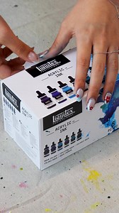 The aqua ink set brings together shades of blues and aquas - ideal for creating sheer stains, glazes and watercolor effects. Gift them creativity. Gift them liquitex | Liquitex Artist Materials