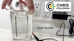 Watch Chris Colloidal Silver Generator Kit, user guide on Amazon Live