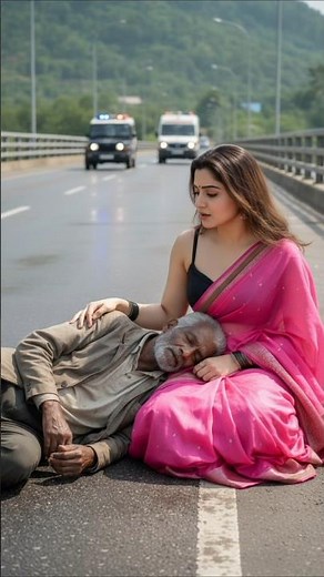 Rich Man’s Son Pushed an Old Man Into a Lake 😱 | Kirti’s Brave Rope Rescue | #Shorts #emotionalstory