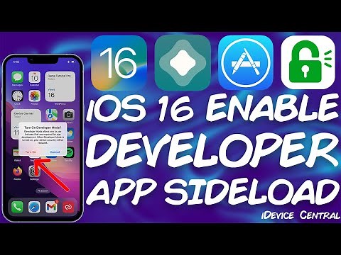 How To Enable DEVELOPER MODE on iOS 16 for Xcode and Applications
