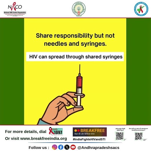 Share responsibility—but not needles and syringes.