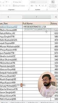 Don't Extract Full Name like this in Excel! Instead Use Amazing Trick #excel #exceltips #shorts