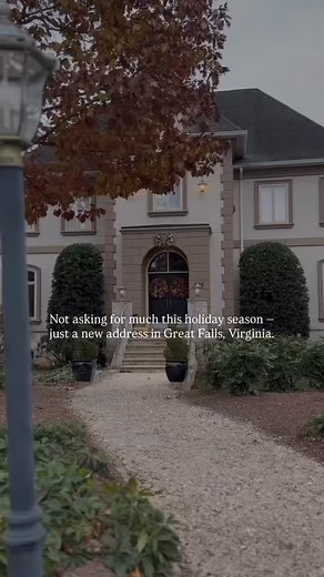 COMING SOON IN GREAT FALLS, VIRGINIA ↓ Not asking for much this Christmas — just this Great Falls, Virginia home. And good news: it’s for sale. 🎁 Welcome to Kentland Drive — An impressive French manor-style residence coming soon in Great Falls situated on 2 serene acres at the end of a cul-de-sac where the builder crafted each home and reserved this one as his personal residence. Offering 9,000 square feet of exceptional design and craftsmanship, this home is a rare blend of elegance, privacy a