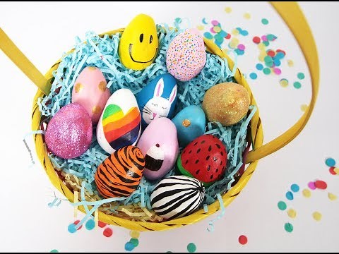 Make Your Own Easter Eggs with Air Hardening Clay