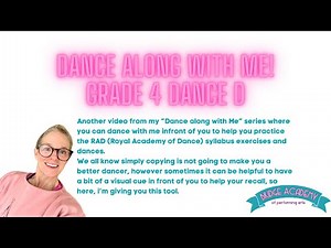 Dance along with me: RAD Grade 4 Character Dance, Practice with Me
