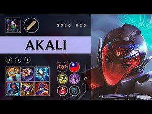 Akali Mid vs Katarina - TW Grandmaster Patch 25.22