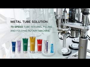 70 speed Aluminum tube filling and folding machine