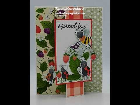 Stampin' Up! Sweet Bugs Fun Fold Video Tutorial
