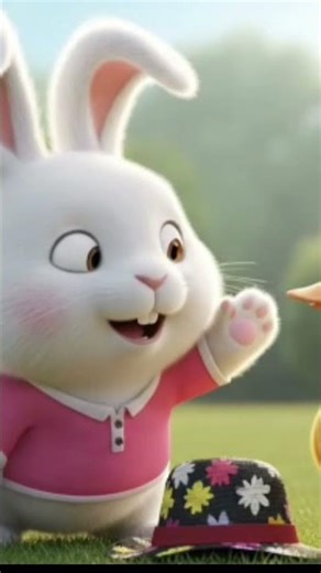 Crazy Meadow Fun 🌼 | Bunny, Duck & Baby Bird’s Hilarious Cartoon Adventure #kids #babybird #bunny