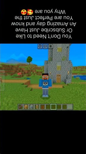 #minecraft 🥰 turn your phone upside down #shorts #viral