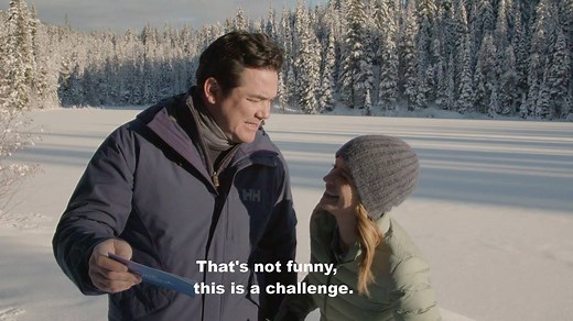 Dean Cain and Kristy Swanson have loads of fun as they take the Winterfest Hot Chocolate Challenge! Don't miss them next Saturday in "Winter's Dream"! | Hallmark Channel