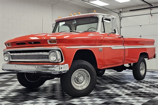 No Reserve: 1966 Chevrolet K20 Pickup 4×4 4-Speed
