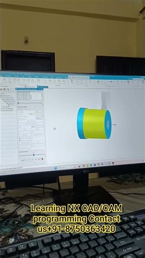 Learning NX CAD/CAM programming #NXCAD/CAM #NX #CAMcncprogramming #cncshorts #cncguru #cncsoftware
