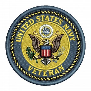 US Navy Logo Embroidery Design | Official Style | Premium Stitching - Etsy