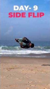 Day 9 Side Flip Tutorial 🔥 | Beginner to Pro Side Flip Steps in Tamil | Easy #trending #shorts