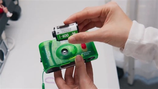 巨星果酱相机Jam_Camera胶卷相机富士果冻氧气同款400度带闪光灯胶片机透明生日闺蜜礼物_非一次性_YesStar_200胶卷