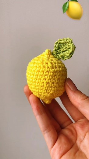 Reply to @rainbowlooming_amigurumi Croched lemon 🍋 #handmade #hookonly #crochet #diy #yarn #amigurumi #foryoupage #crafting