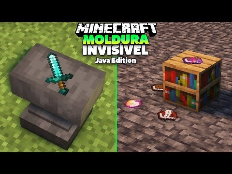 Minecraft: COMO PEGAR A MOLDURA INVISÍVEL (Java Edition)