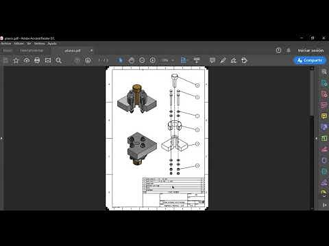 Plano de explosionado y video de explosionado en Inventor