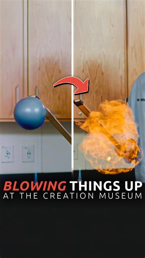 12K views · 375 reactions | At the Creation Museum, we do blow some things up at our combustion labs (safely). We learn about how God made combustion for us to be able to use fuels to move things around, and we do lots of demonstrations! | Creation Museum | Facebook