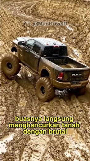 RAM Truck DESTROYS Extreme Mud Trail! 4x4 Offroad 🔥 #offroad #shorts