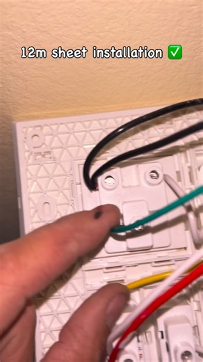 VǏs̱ĦǍŁ on Instagram: "12 module sheet connections ✅ ! ! #electrician #work #wiring #viral #trending"