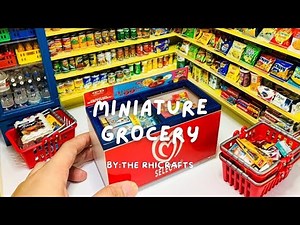 DIY Miniature Grocery Set | MINI FOOD INSTALLATION | ASMR | Miniature Sari-sari Store