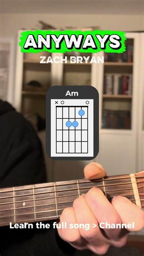Anyways – Zach Bryan 🎸Full guitar tutorial on my channel 👆
