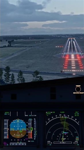 CRABBED into Luton! 🦀 EasyJet A320 Crosswind Landing | XP12 #shorts #aviation