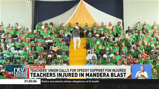 Teachers Injured In Mandera Blast Three teachers have been hospitalised after sustaining injuries in a blast in Mandera suspected to be a terror attack. Murang'a teachers have also decried govt's plan to scrap off or reduce hardship allowances. #NTVWeekendEdition | NTV Kenya