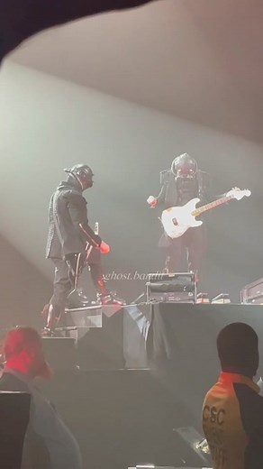 just Sodo and Aether being Sodo and Aether #ghostbc #thebandghost #ghostband #namelessghoul #aetherghoul #sodoghoul #imperatour