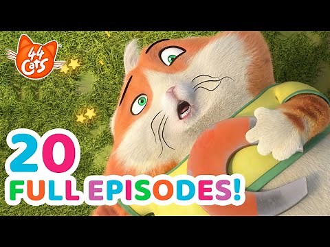 44 Cats | ENDLESS Fun! 🥳 THE 20 KIDS' FAVORITE FULL EPISODES!