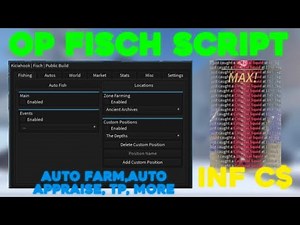 Best Op [🐟] Fisch Script Kicia Hook Get INF C$,INF DUPE | Auto farm,Auto appraise, More!