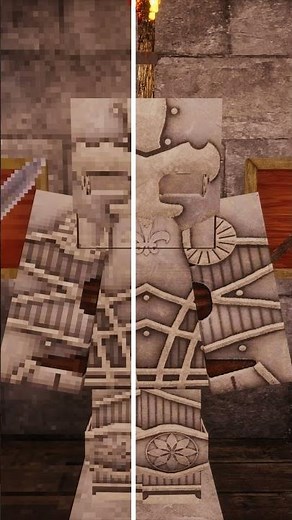 Minecraft Patrix resource pack 32x - 256x Comparsion #minecraft #resourcepacks #texturepack