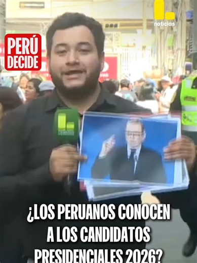 Candidatos Presidenciales 2026 en Perú: ¿Qué Conocen?