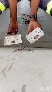 HOW TO INSTALL ADOUBLE SOCKET ?#electrical