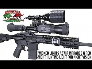 Wicked Lights A67iC 3-Color-In-1 and A67iR (Infrared) Night Hunting Light Kits
