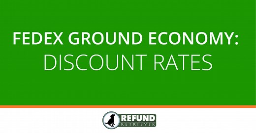 FedEx Ground Economy: Discount Rates