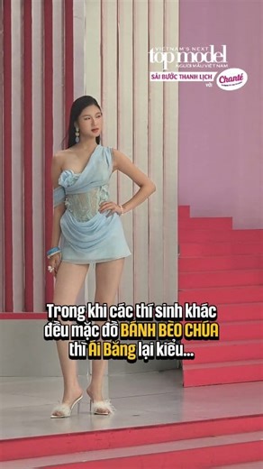 2.9M views · 15K reactions | Trong khi các thí sinh khác đều mặc đồ BÁNH BÈO CHÚA thì Ái Băng lại khiến CĐM há hốc mồm vì...#viral #reels #MultiMediaJSC #VietnamNextTopModel2025 #chanté #chante #saibuocthanhlich #nuocgiatxa8trong1 | Vietnam's Next Top Model TV Show | Facebook