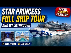 FIRST LOOK at Star Princess | Cruise Ship Tour and Walkthrough
