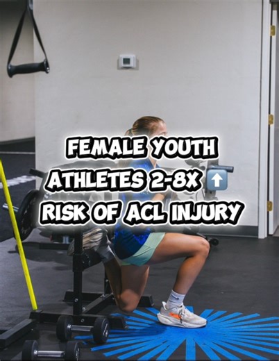 🚨 Why Every Female Athlete Should Be in a Strength Program 🚨⁣ ⁣ If you’re a parent, coach, or female athlete — this is a must-read.⁣ ⁣ 📈 Female athletes are 2–8x more likely to suffer ACL injuries than males. That’s not a scare tactic — that’s the data.⁣ ⁣ Why?⁣ ⁣ 🔹 Weaker hips and core⁣ 🔹 More quad-dominant movement patterns⁣ 🔹 Less stability during landing, cutting, and change of direction⁣ ⁣ But here’s the good news: ⁣ ⁣ **You can fix it.**⁣ ⁣ A well-structured strength and conditioning