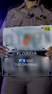 It’s illegal to wrap or modify your tag! You can be fined penalties and your vehicle can be towed if law enforcement catches you with a modified tag. #police #cops | Nick OFF Duty