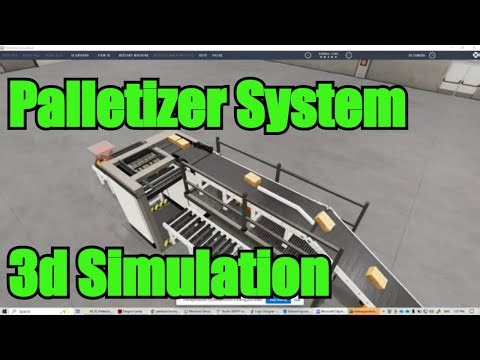 Palletizer Machine Factory IO, Machines Simulator
