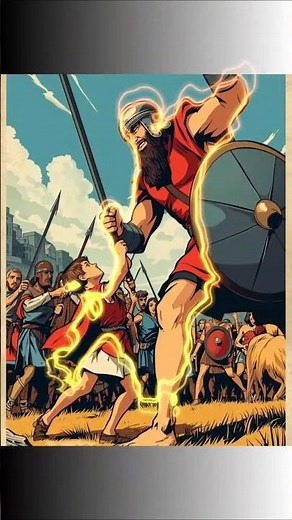 David vs Goliath Bible Story | Heroes of faith | Bible story animation | M.2🎬