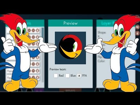 Bonk.io - How to make the skin of the woodpecker