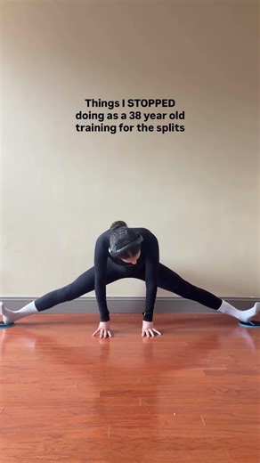 STOP THIS! ❌👇🏽 If I had to go back to learning the splits again from scratch as an adult, these