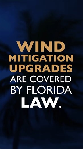 Did you know? Wind mitigation upgrades are covered by Florida law. Programs like My Safe Florida Home help eligible homeowners strengthen their homes and reduce risk — starting with a free inspection. #MySafeFloridaHome #FloridaHomeowners #WindMitigation #HomeSafety #FloridaLiving | My Safe Florida Home Program