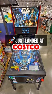Costco dropped a Star Wars pinball machine for $4,799.99 and it’s straight out of a retro dream. Made by Stern, this premium cabinet comes loaded with themed missions, interactive LED playfield, and that classic sound design—tag someone who needs this for their man cave. #costcofinds #costcowonders #costcoinfluencer #costco #starwarsfans #pinballmachine #sternpinball #homearcade #gameroomgoals | Costco Wonders